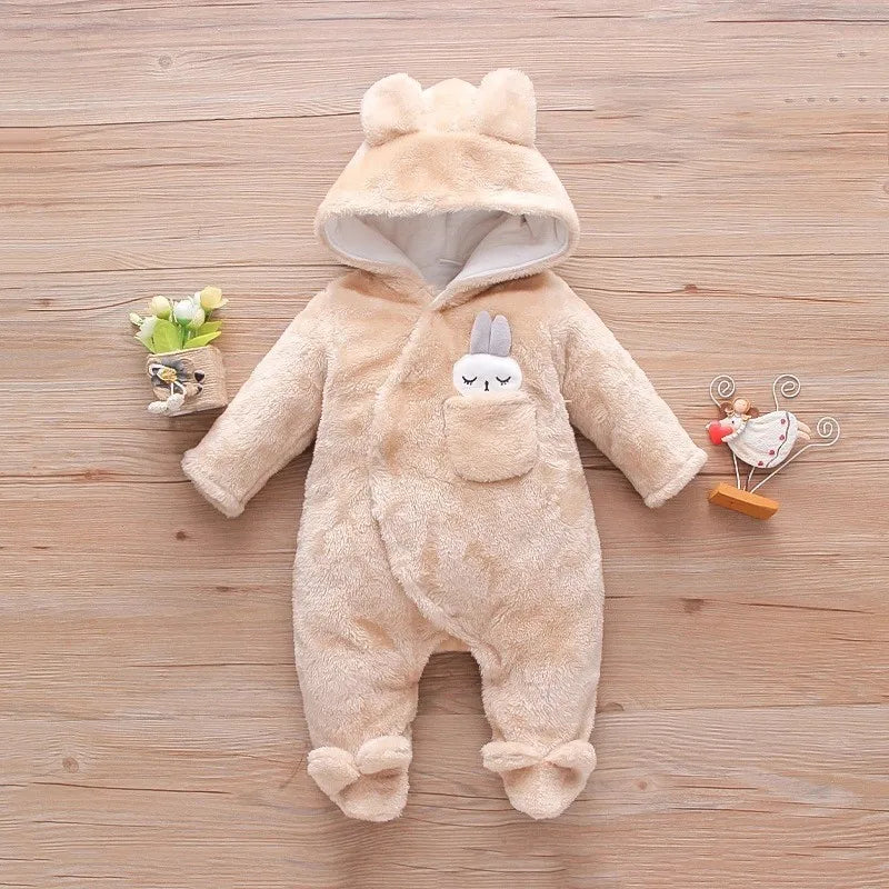 Autumn/Winter Baby Plush Climbing Outfit