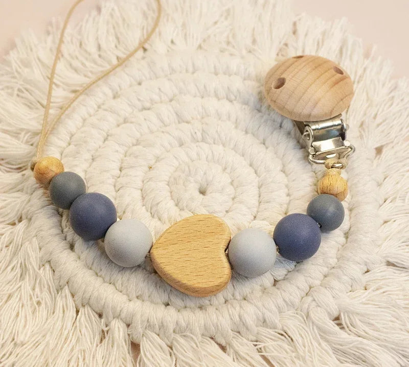 Custom Name Wooden Pacifier Chain