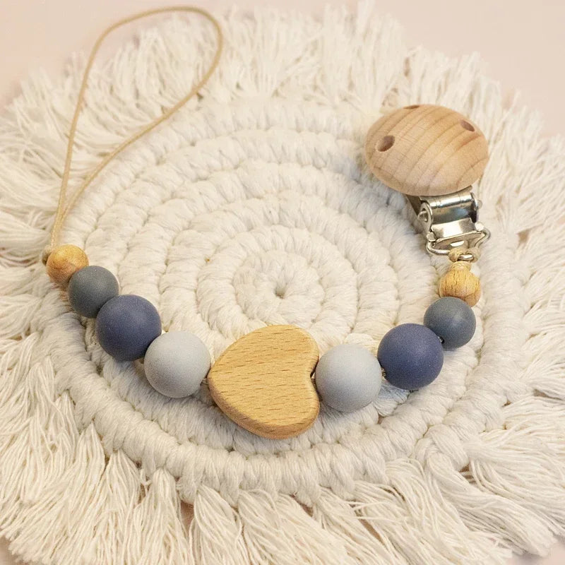 Custom Name Wooden Pacifier Chain