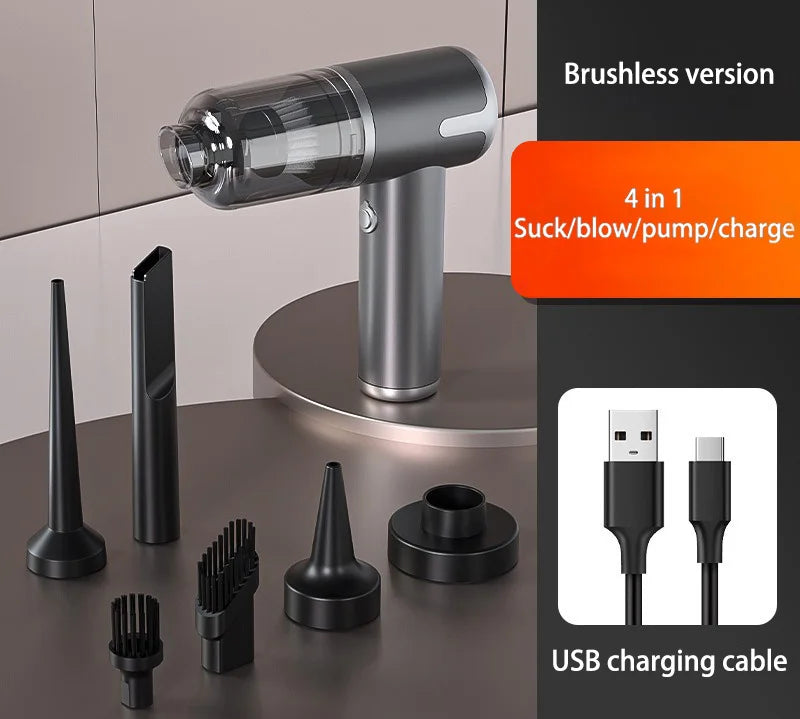 Portable vacuum cleaner for car and home