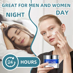 Face cream with retinol to improve skin texture and elasticity