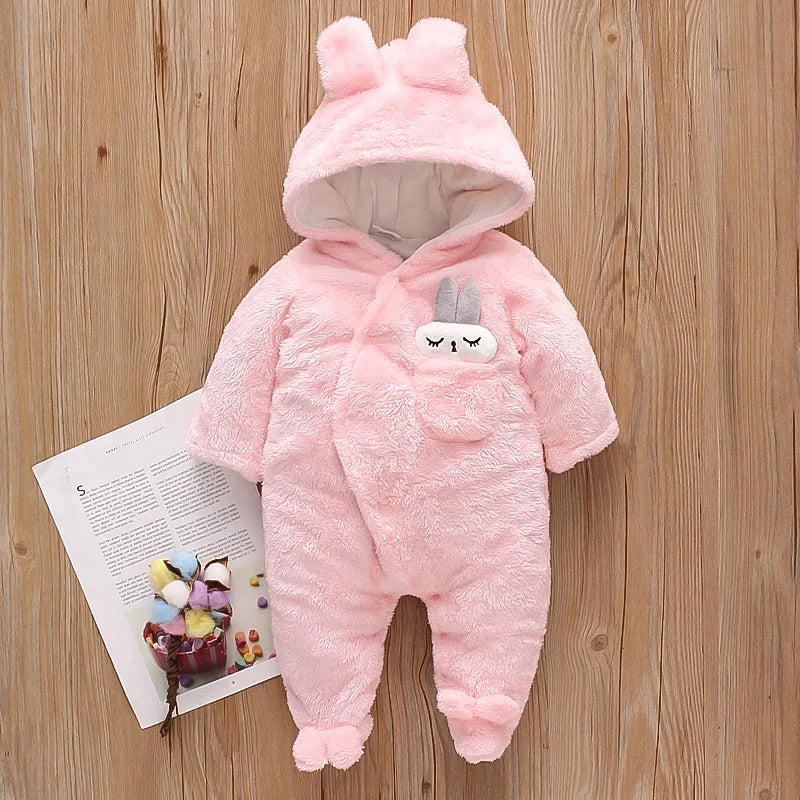 Autumn/Winter Baby Plush Climbing Outfit