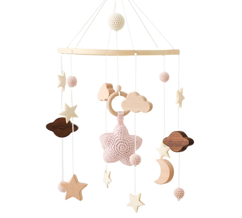Wooden Crib Mobile Toy