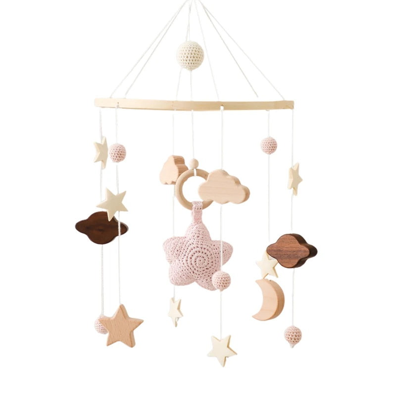 Wooden Crib Mobile Toy