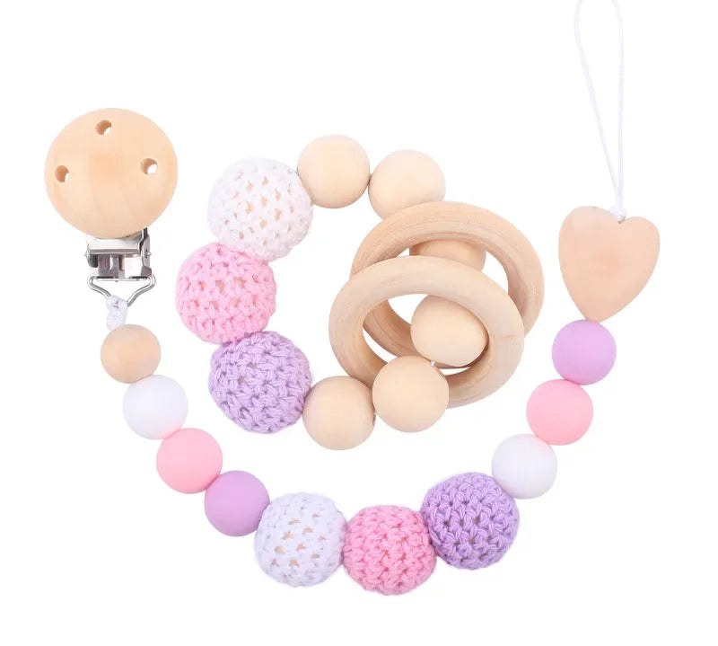 Crochet Baby Pacifier Clip