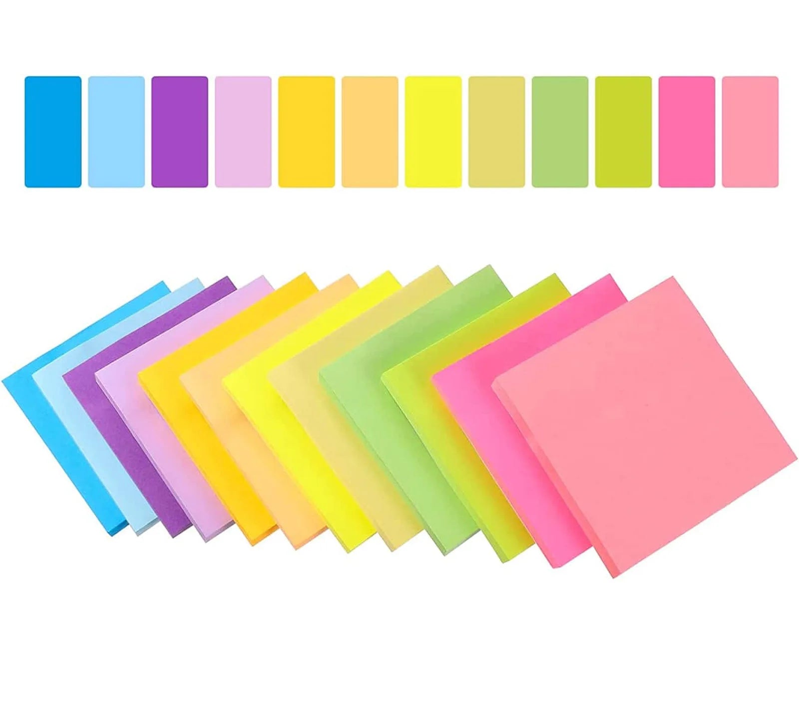 Bright sticky notes for office and study