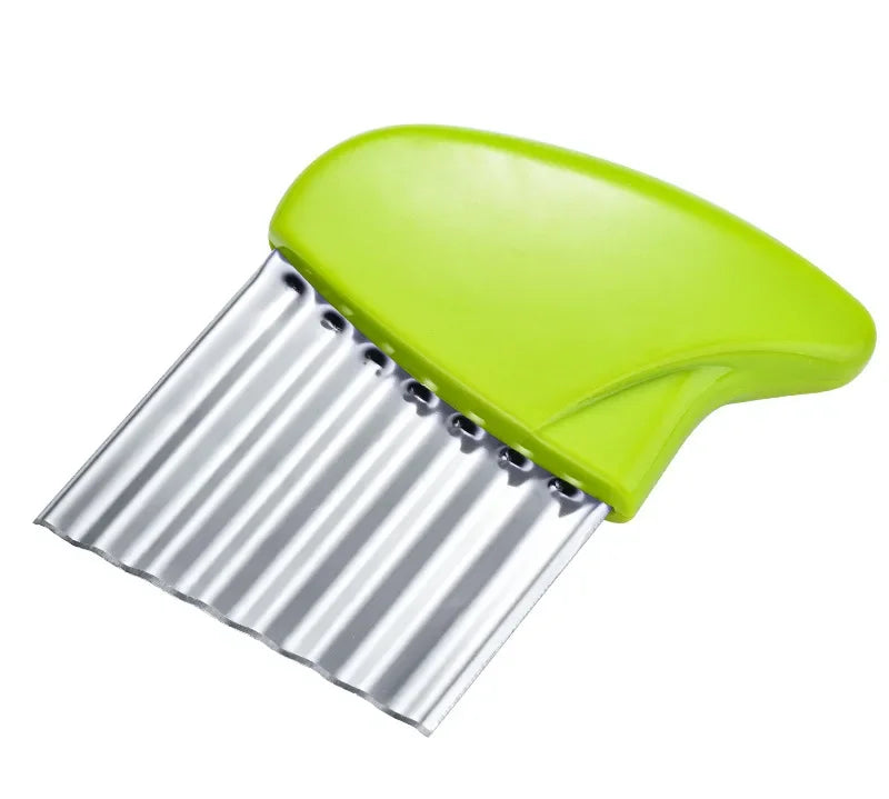 Wave-Shaped Potato Slicer