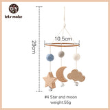 Wooden Baby Rattle Mobile