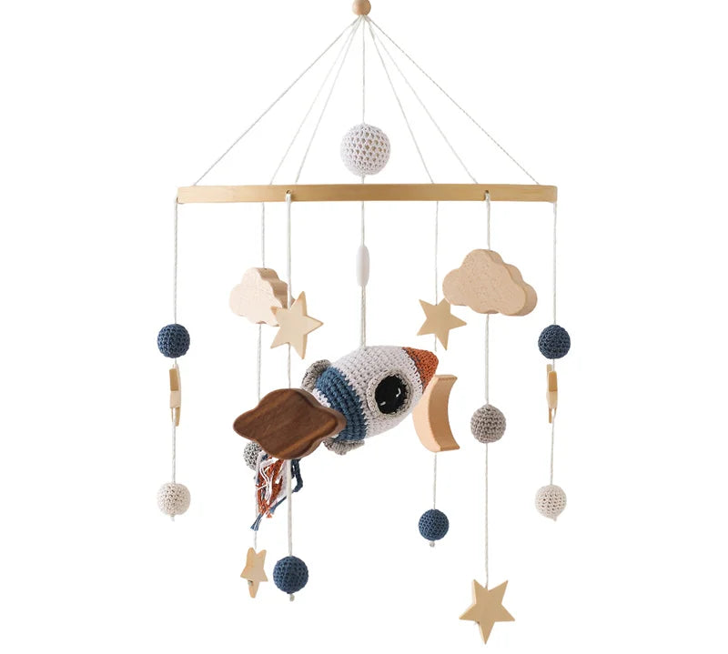 Wooden Crib Mobile Toy