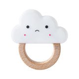 Crochet Bear Rattle Teether Toy