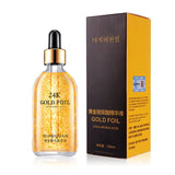 Anti-aging face serum with gold for hydration