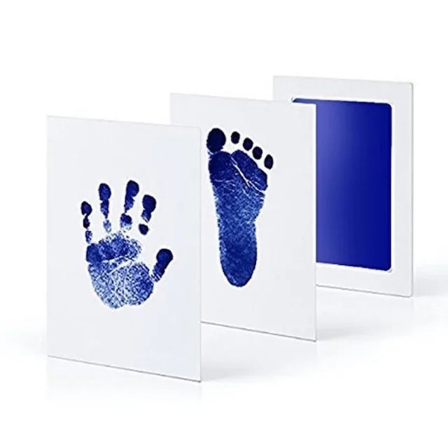 baby shower gift handprint kit with frame