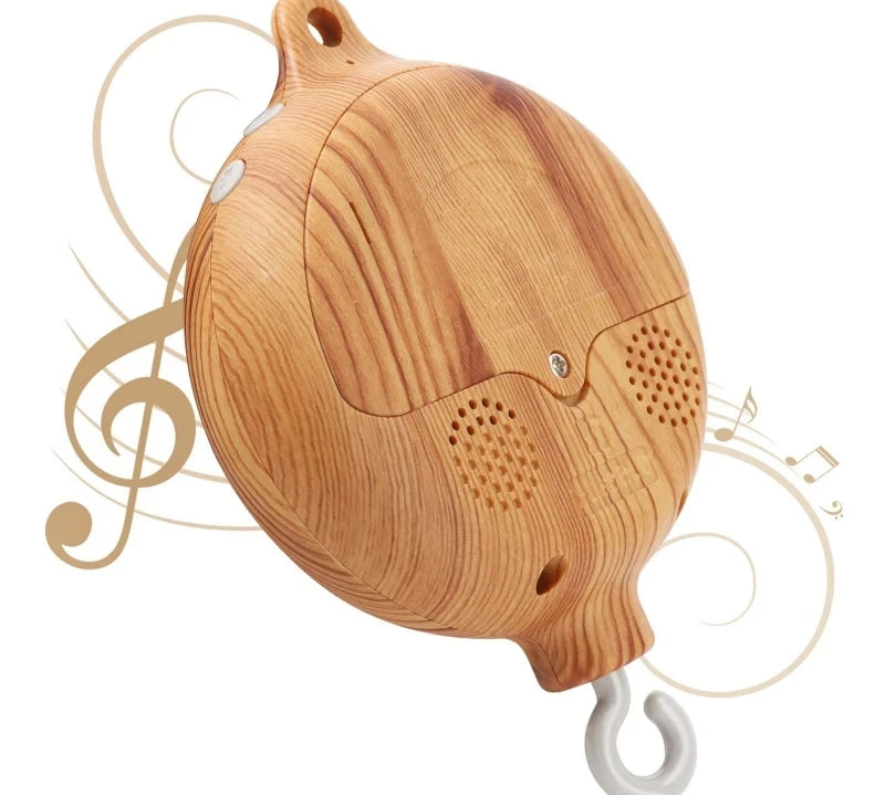 Crib bell music box toy playing soothing lullaby for babies