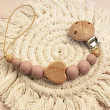 Custom Name Wooden Pacifier Clip