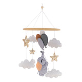 Wooden Baby Rattle Mobile