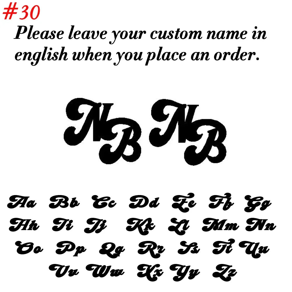 Custom Name Cufflinks