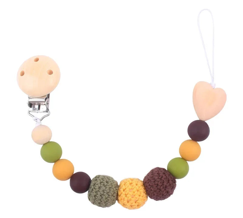 Crochet Baby Pacifier Clip