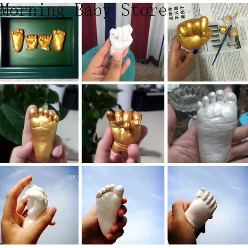 DIY Baby Hand Foot Print Mold