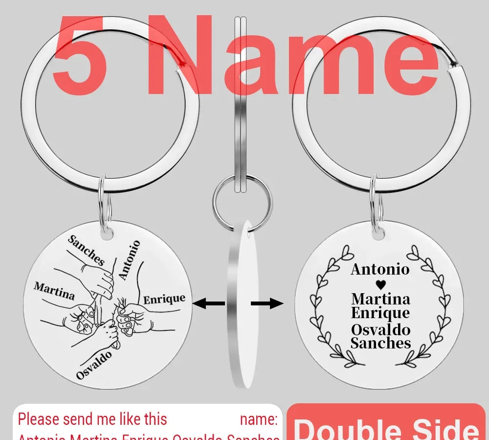 Personalized Love Keychain