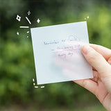 MOHAMM Transparent Sticky Notes