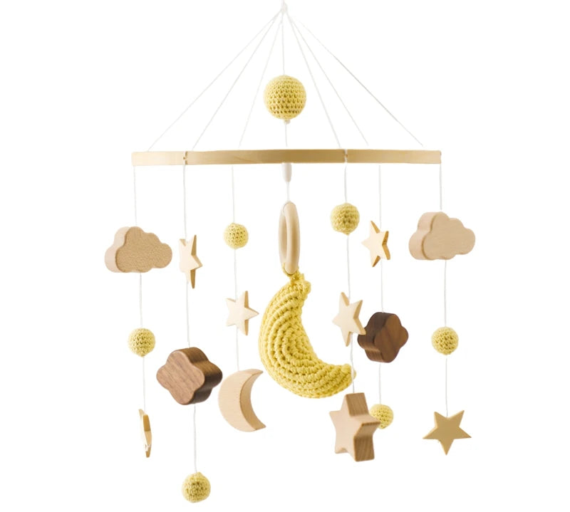 Wooden Crib Mobile Toy