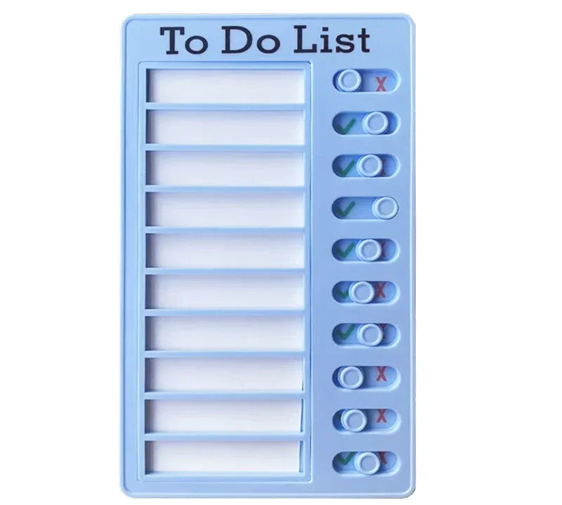 Self-Discipline Checklist Planner