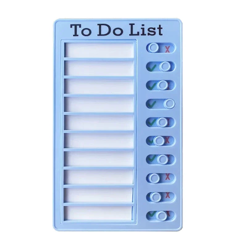 Self-Discipline Checklist Planner