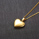 Vnox Custom Heart Locket Necklace