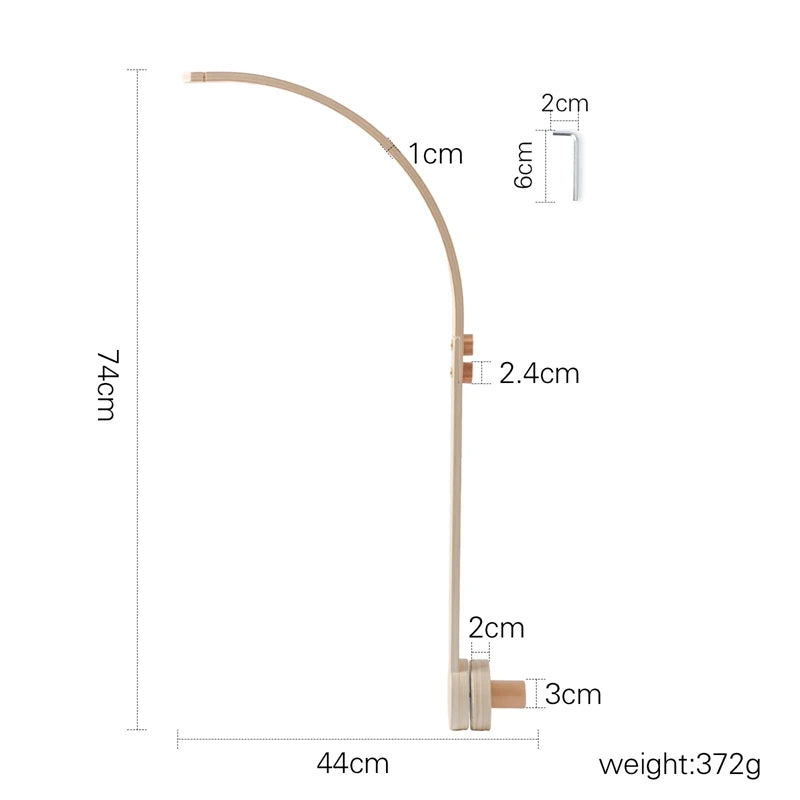 Wooden Crib Mobile Toy