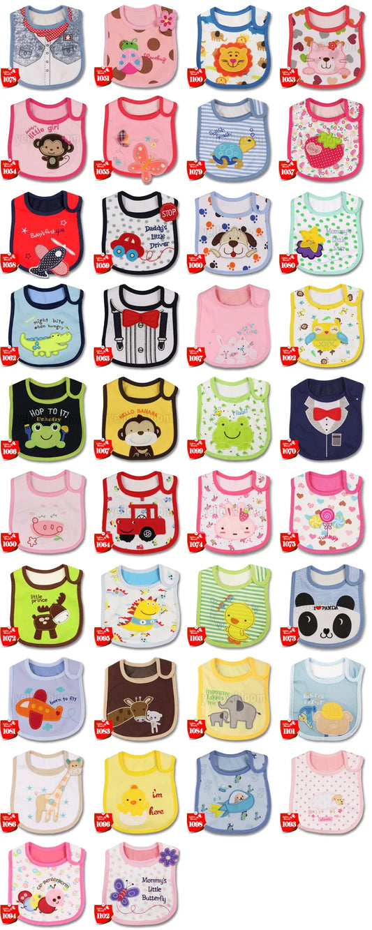 Washable and reusable Littles & Bloomz bibs