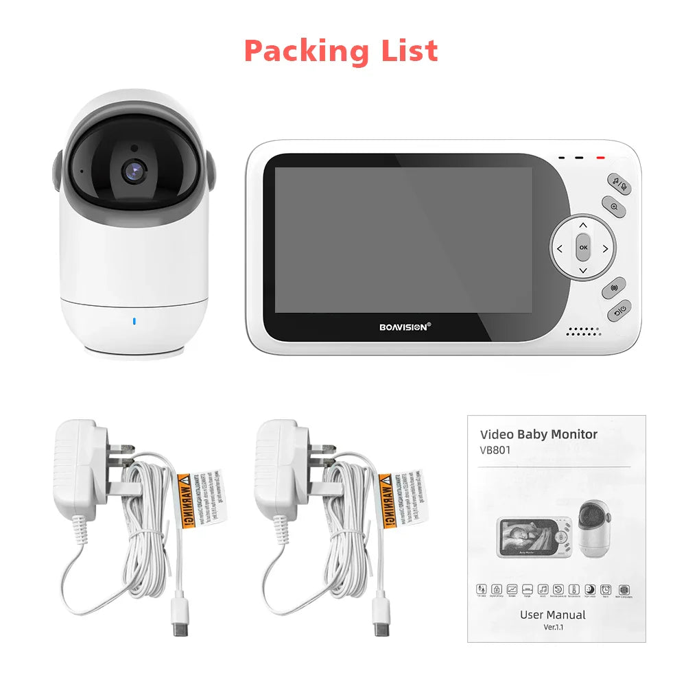 VB801 4.3" Video Baby Monitor 