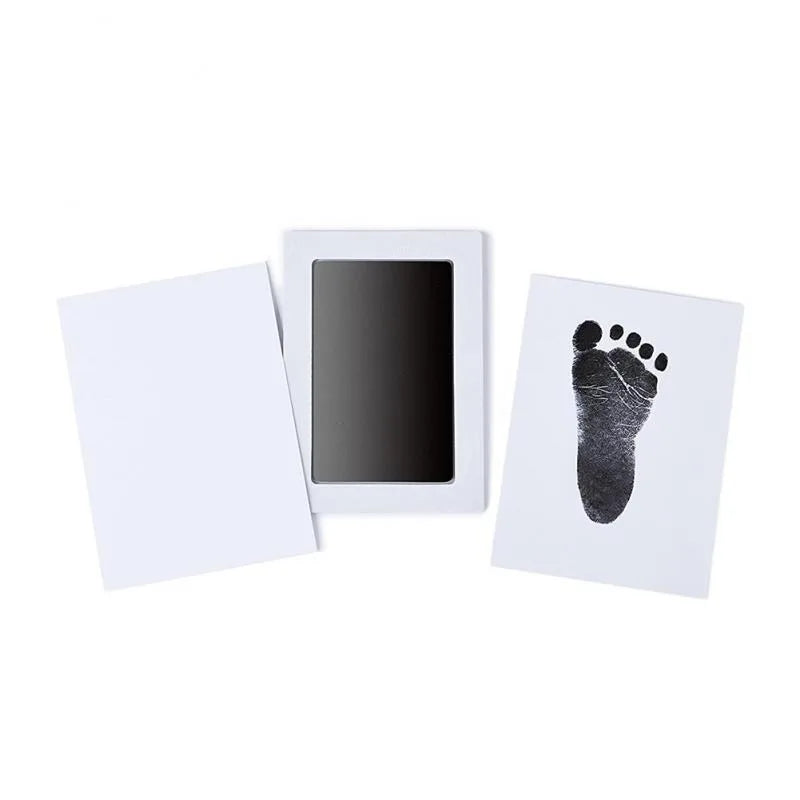 Create baby hand and footprint keepsakes with DIY ink pad kit