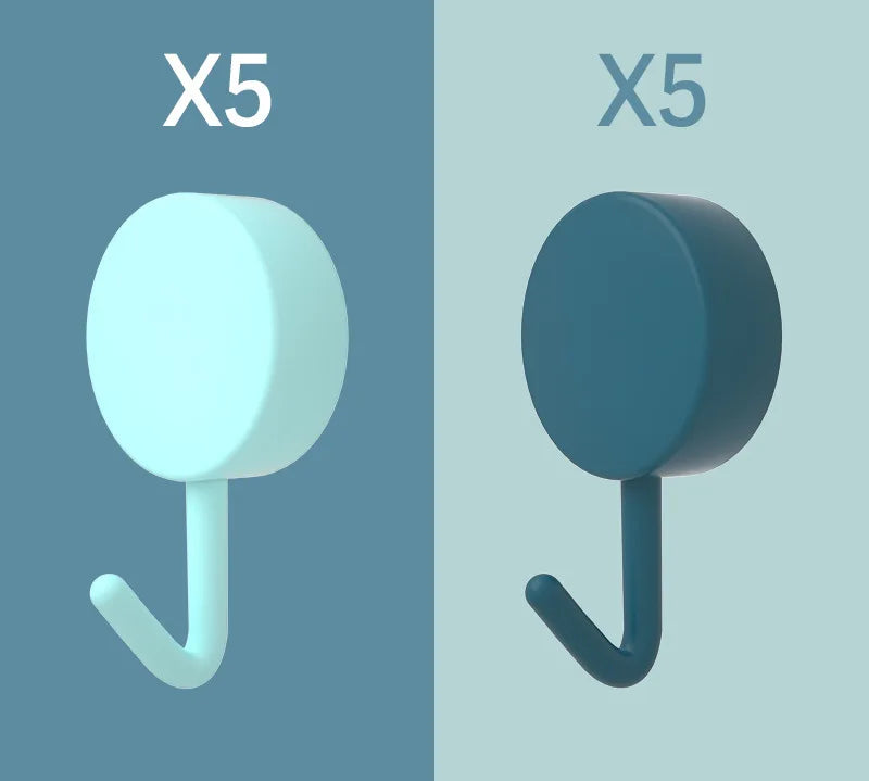 10PCS Self-Adhesive Wall Hooks