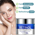 Moisturizer with retinol for reducing fine lines and wrinkles