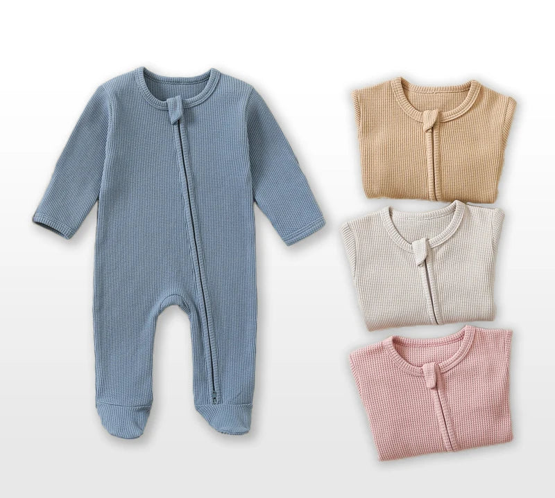 Organic cotton baby rompers for sensitive skin