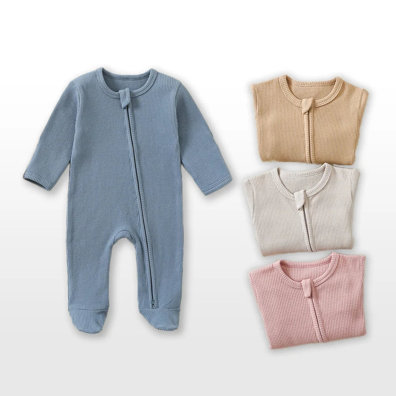 Organic cotton baby rompers for sensitive skin