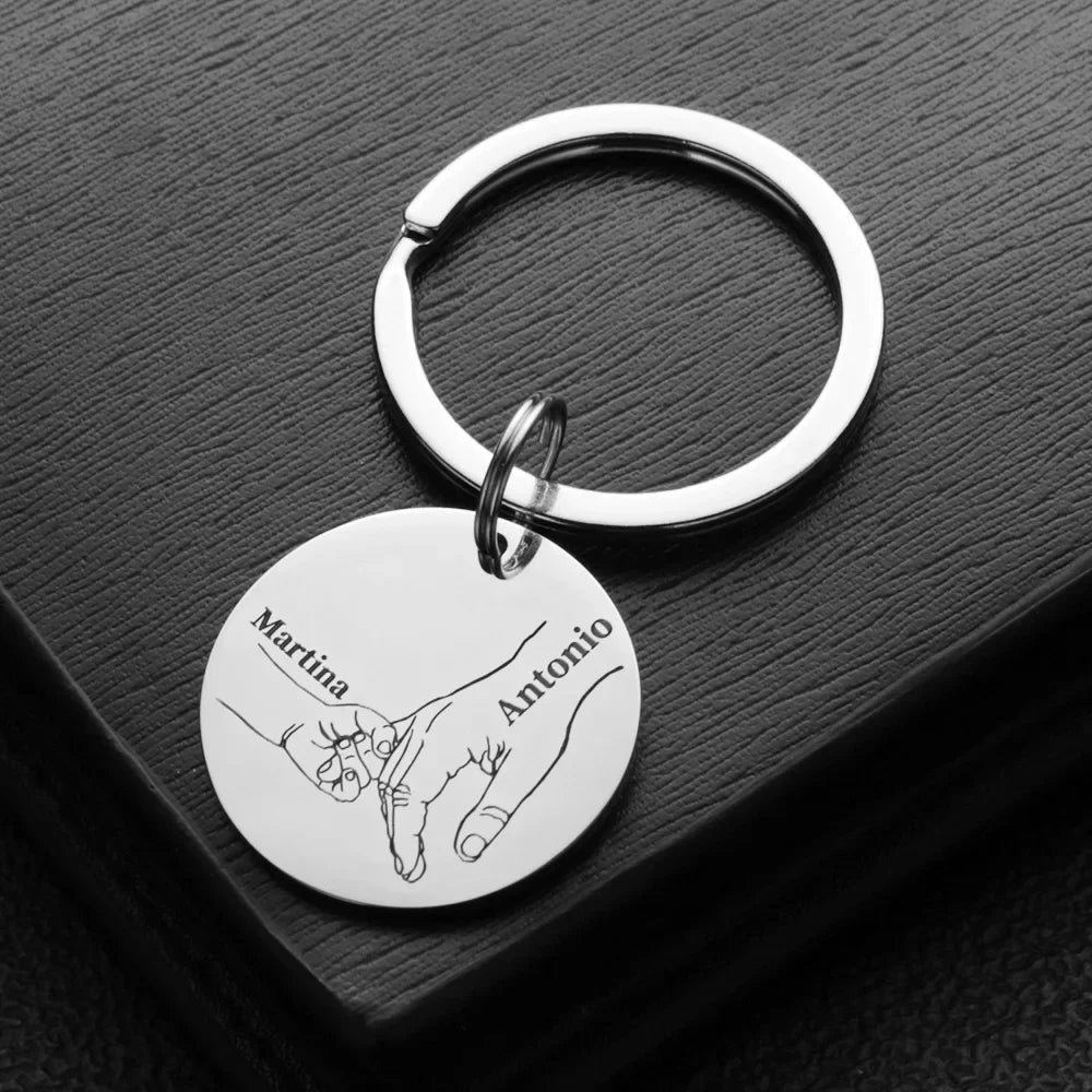 Personalized Love Keychain