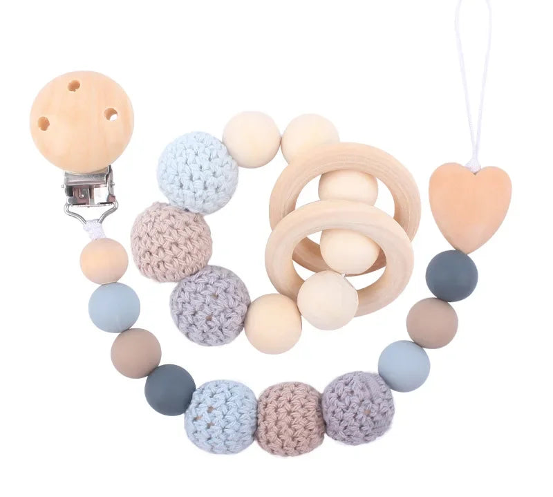 Crochet Baby Pacifier Clip