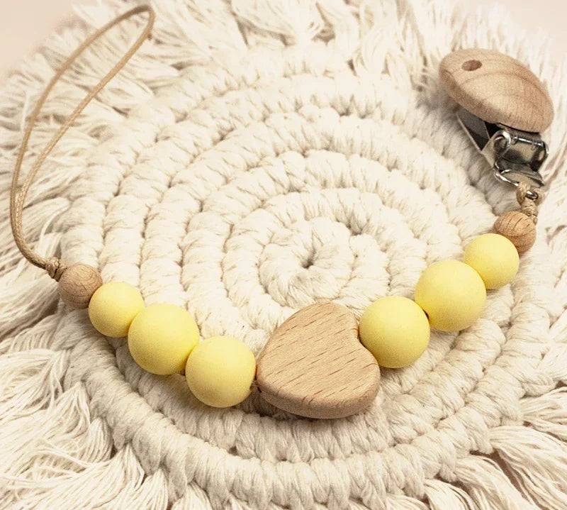 Custom Name Wooden Pacifier Chain