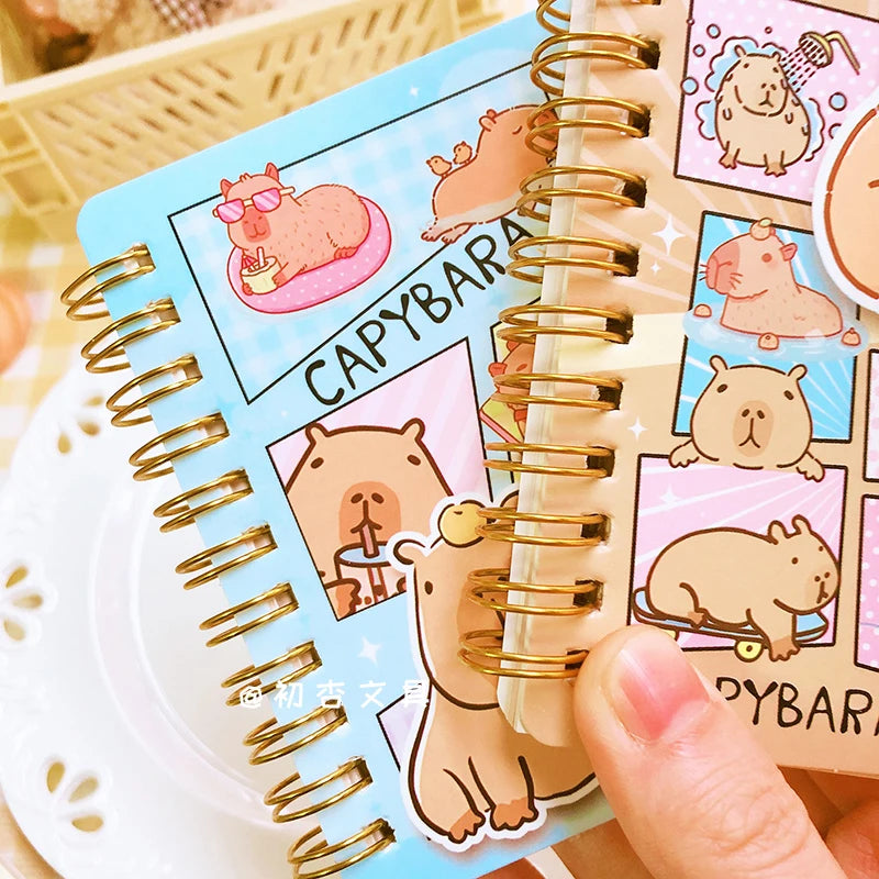 Kawaii Capybara Aesthetic Notepad