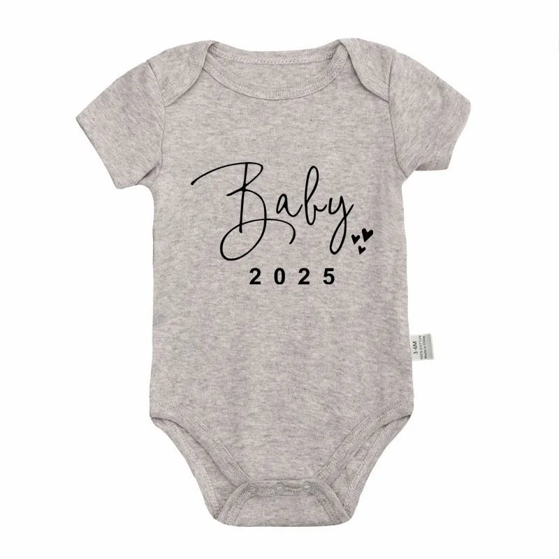 Baby 2025 Pregnancy Announcement Bodysuit