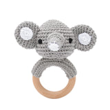 Crochet Animal Baby Rattle Toy