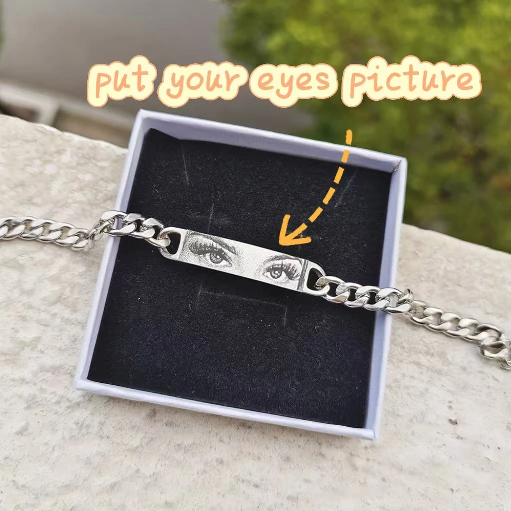 Personalized Eyes Photo Bracelet
