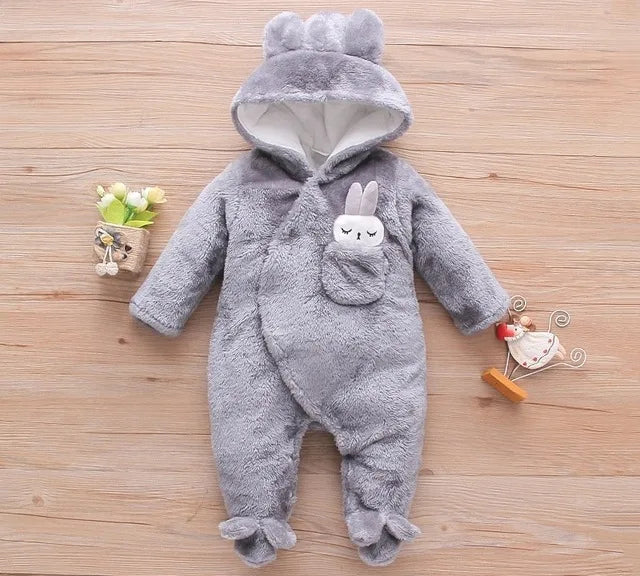 Autumn/Winter Baby Plush Climbing Outfit