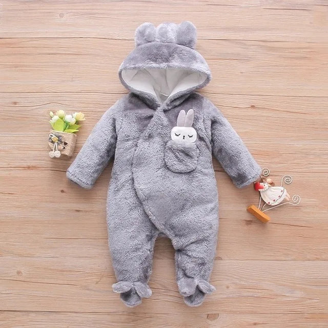 Autumn/Winter Baby Plush Climbing Outfit