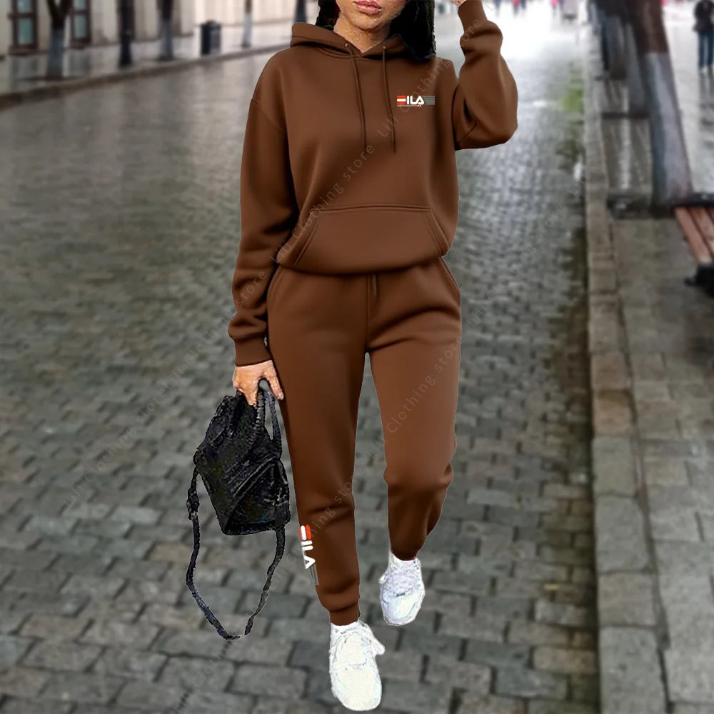 Women's Tracksuit Hoodies |2PCS Suit Winter Sports  Outfits