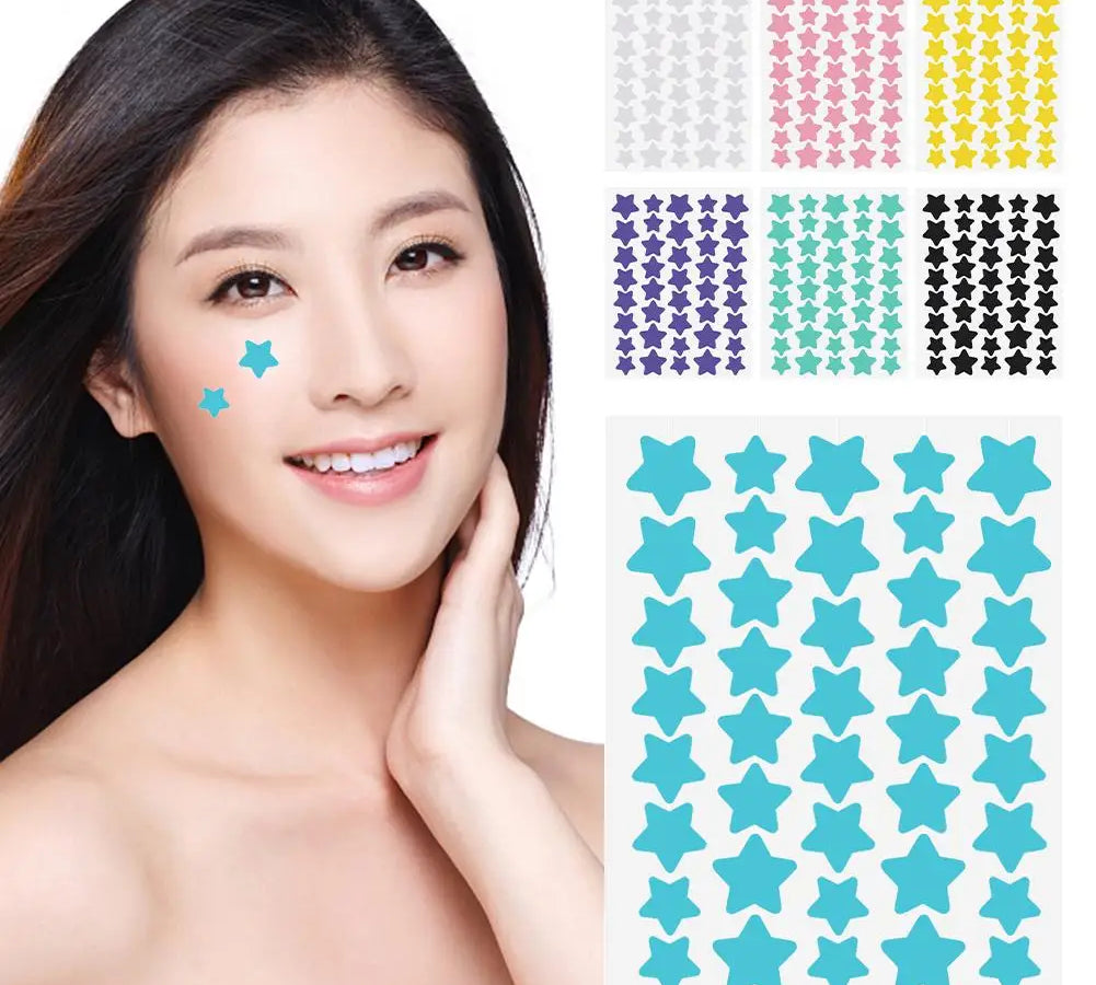 Hydrocolloid acne spot patches for blemish treatment