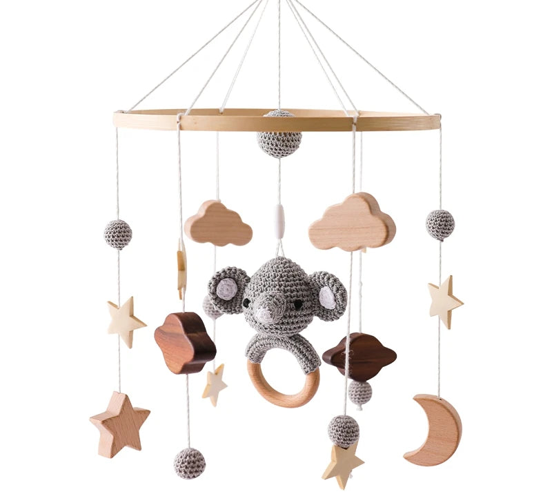 Wooden Crib Mobile Toy