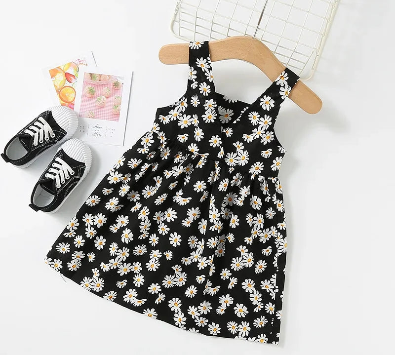 stylish sleeveless kids dresses outfit