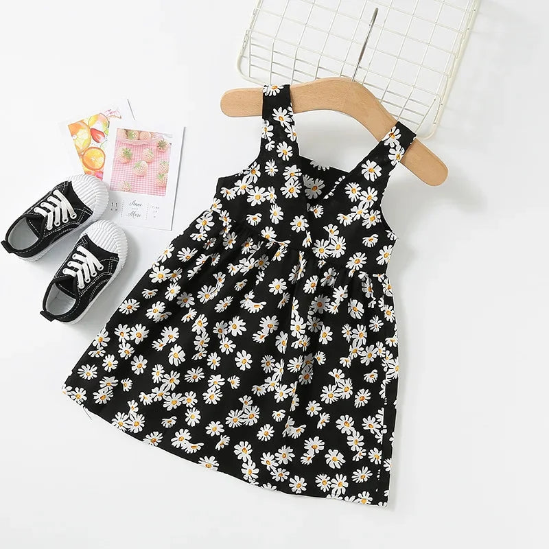 stylish sleeveless kids dresses outfit
